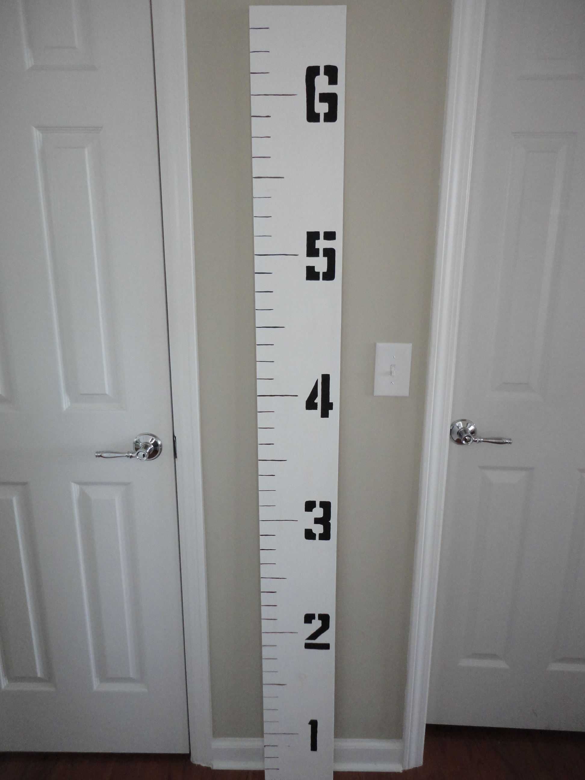 Wall Height Measurement Chart
